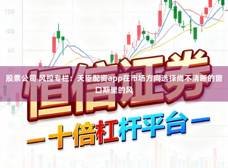 股票公司 风控专栏：天臣配资app在市场方向选择尚不清晰的窗口期里的风