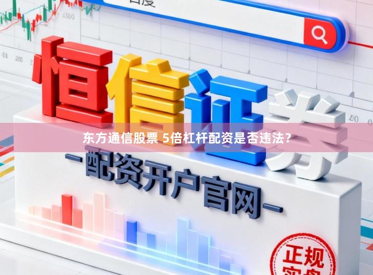 东方通信股票 5倍杠杆配资是否违法？